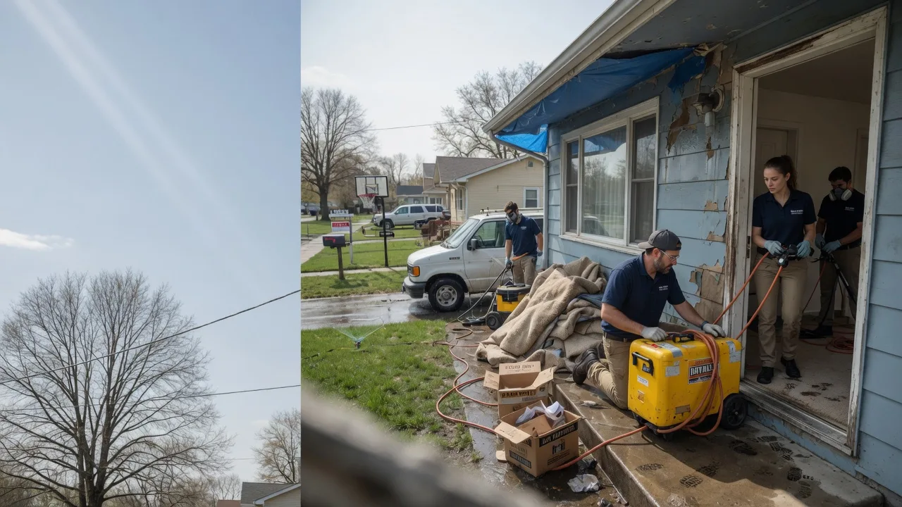 Basement Flood Cleanup in Texline, TX near me